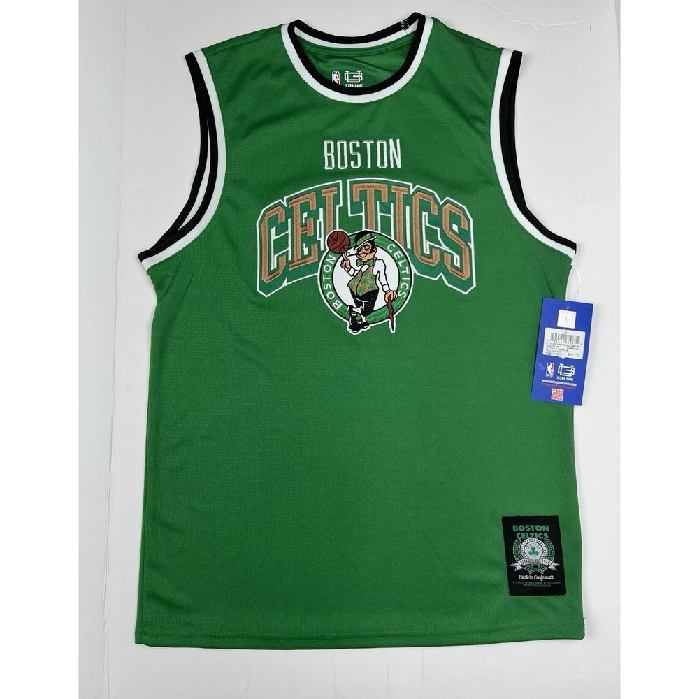 Boston Celtics Jersey Tank Top Basketball Sz S Ultra Game Embroidered Logo NEW